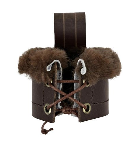 Scabbard With Fur For Axes & Maces Brown