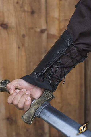 Bracers Warrior Black Small