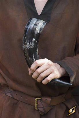 Druid Drinking Horn 500ml Dark