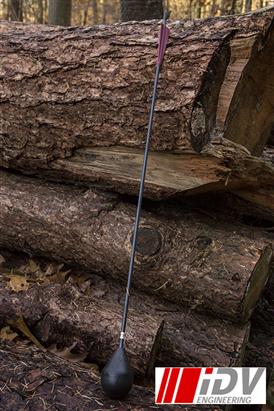 Round Head Arrow Black/Dark Red