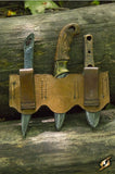 Rogue Knife Set Brown