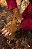 Celtic Gloves Suede Brown Medium