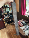 Custom full length scabbard brown
