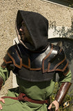 Shoulder Armour and Neck Guard Black/Brown