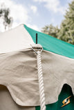 Round Pavilion Tent - 3m  Green/Natural