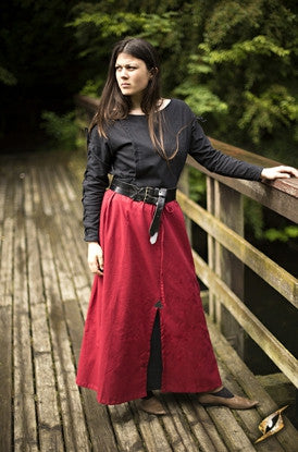 Battle Skirt - Dark Red - Small