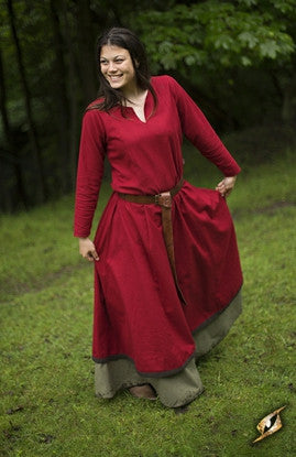 Basic Dress Dark Red