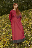 Dress Freya Desert Beige/Dark Red