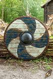 Thegn Shield - Blue/White - ø70 cm