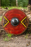 Thegn Shield - Red - ø70 cm