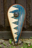 Norman Shield Blue/White 115 cm x 58 cm