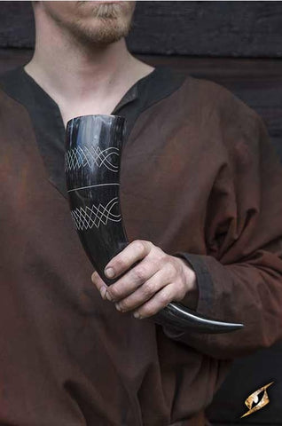 Chieftain Drinking Horn 500ml Dark