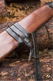 Full Scabbard Large Right Hand Brown 87 cm