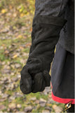 Leather Gloves - Black - Large