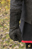 Leather Gloves - Black - Large