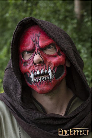 Skull Trophy Mask Red